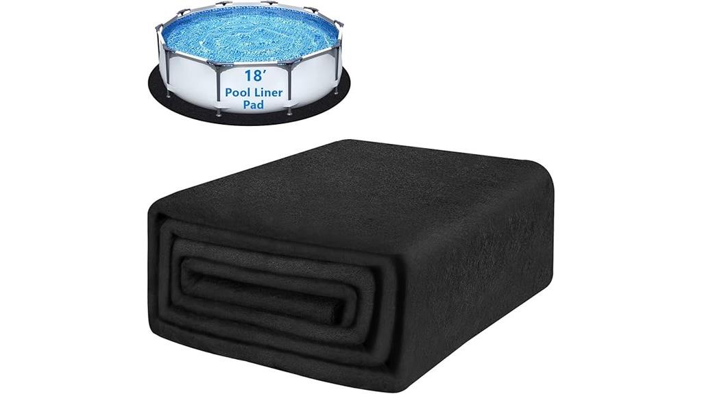 18 foot pool liner pad