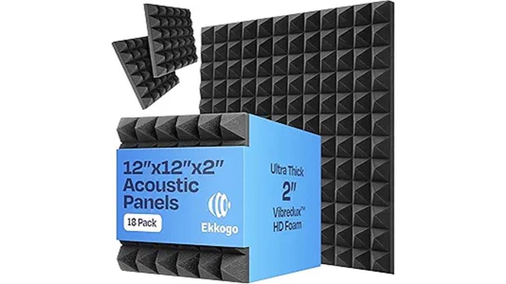 18 pack acoustic wall panels