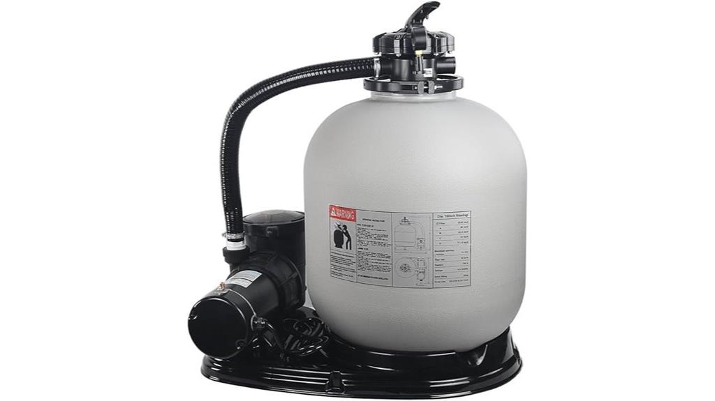 19 inch sand filter pump