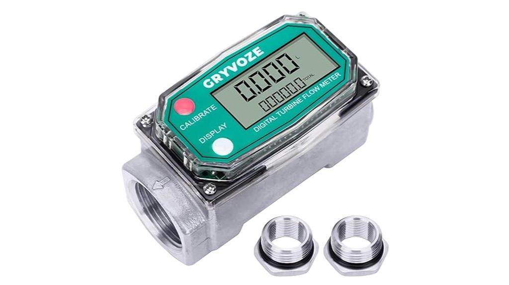 1 inch fuel flow meter