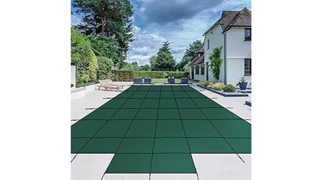 20x40ft green mesh pool cover