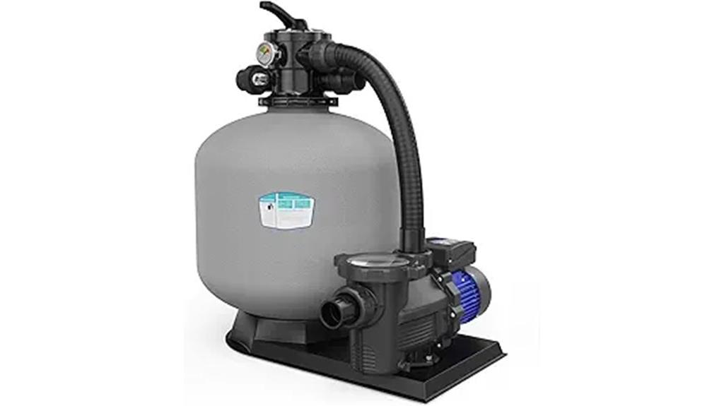 above ground pool sand pump