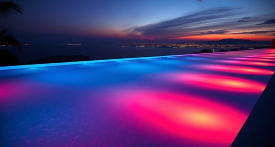 adjusting led pool lighting
