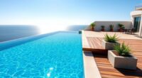 affordable infinity pool construction