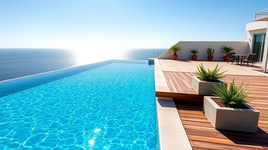 affordable infinity pool construction