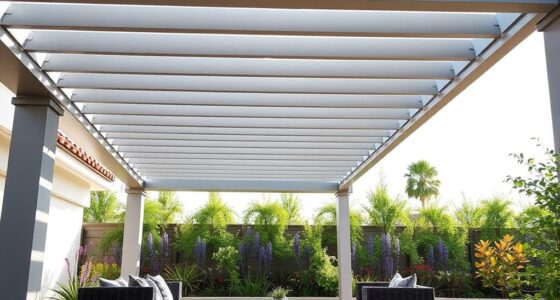 aluminum motorized pergola options