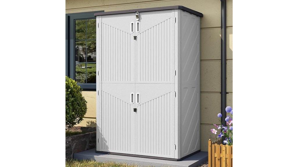 aoxun vertical storage shed