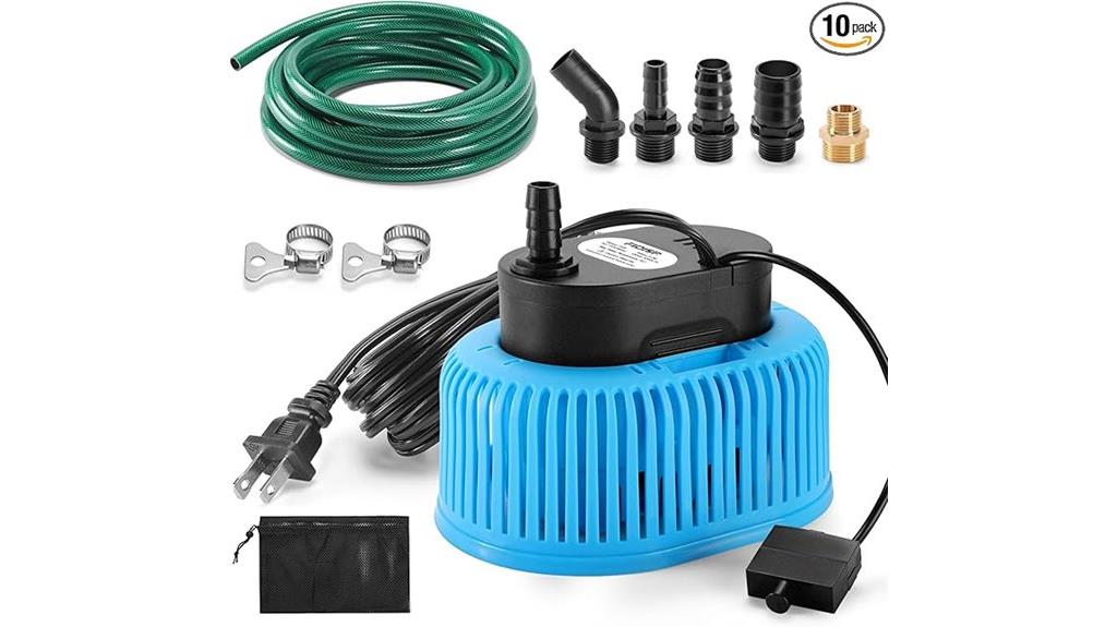 automatic pool cover pump