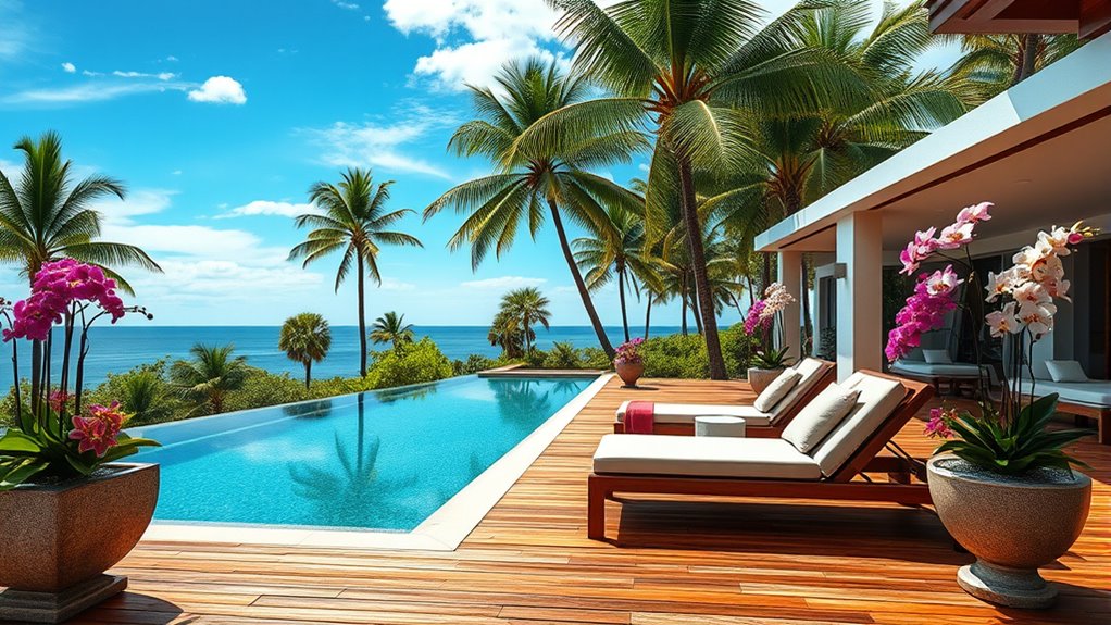 backyard luxury pool escape