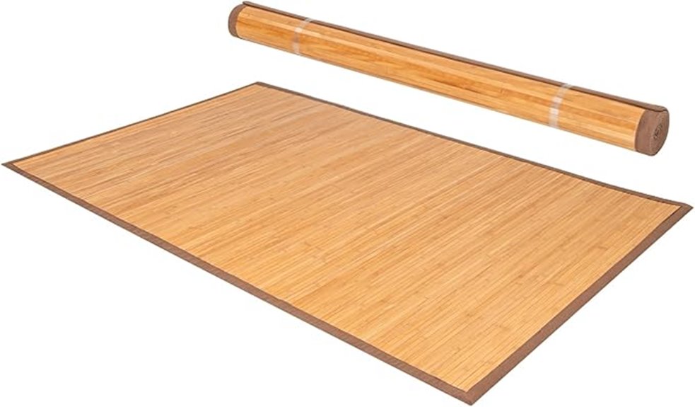 bamboo rug 60x96 inches