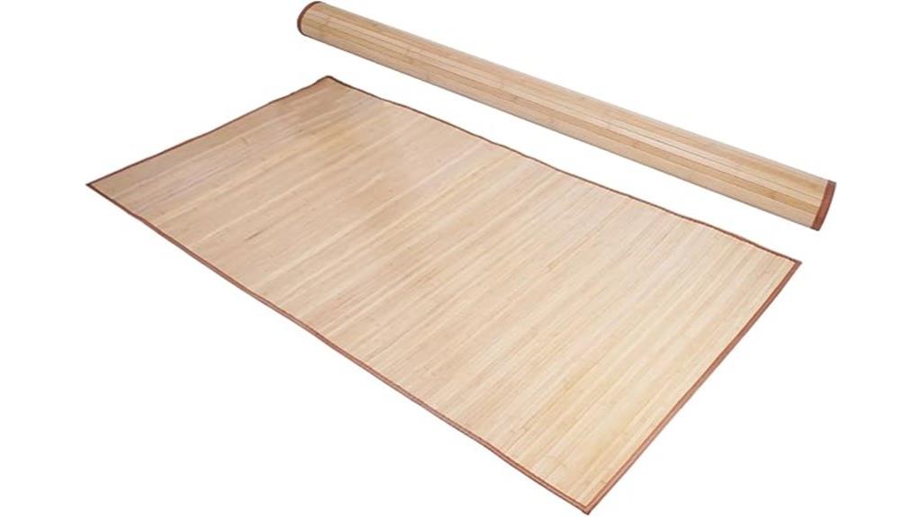 bamboo rug 8x5 size