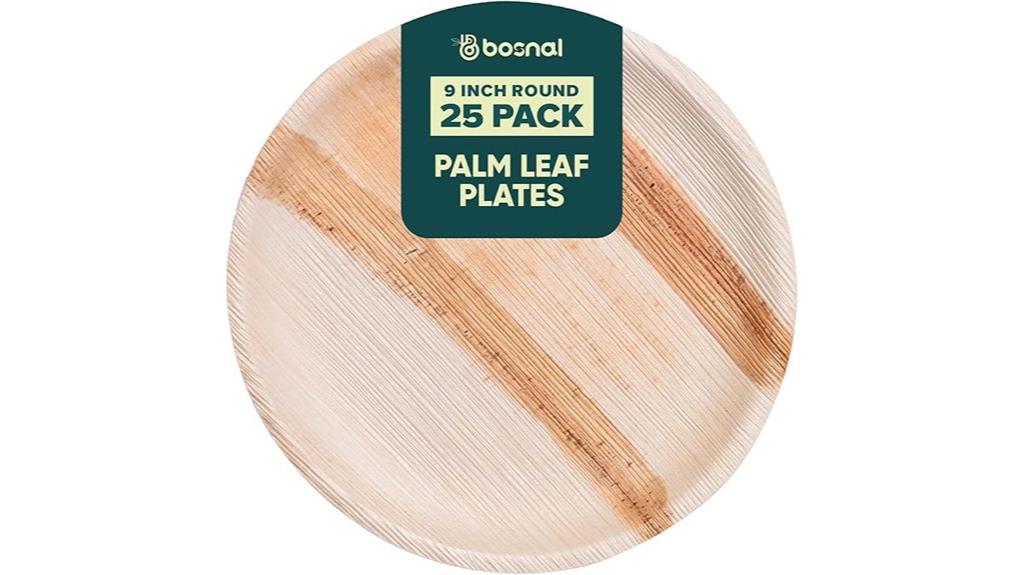 biodegradable palm leaf plates