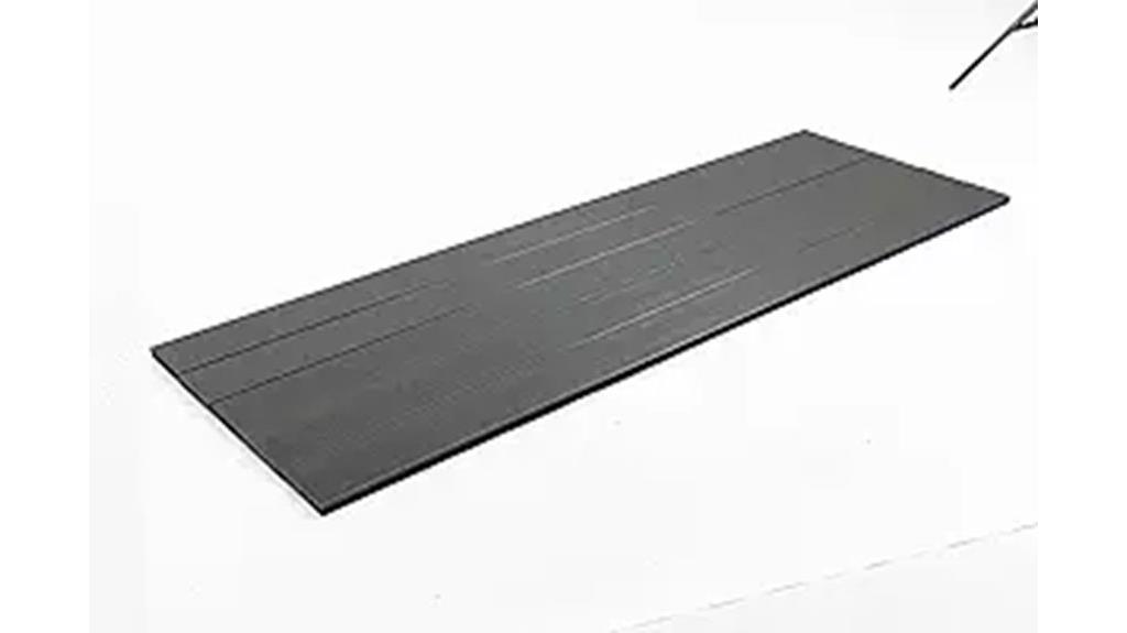 black embossed decking set