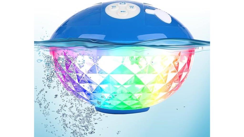 bluetooth led pool speaker