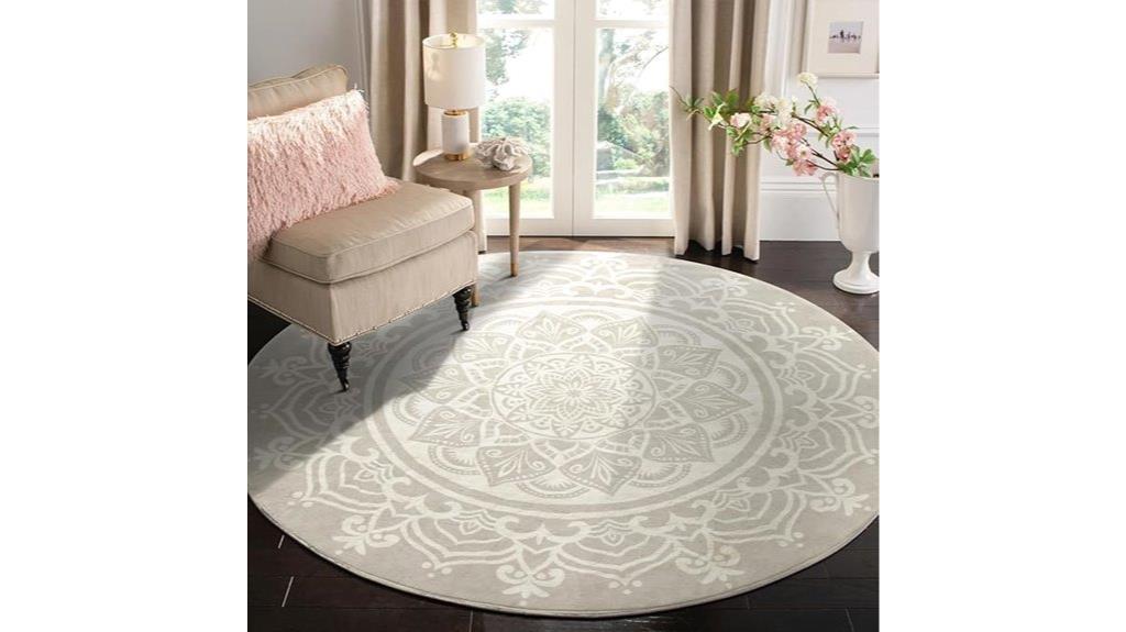 boho mandala area rug