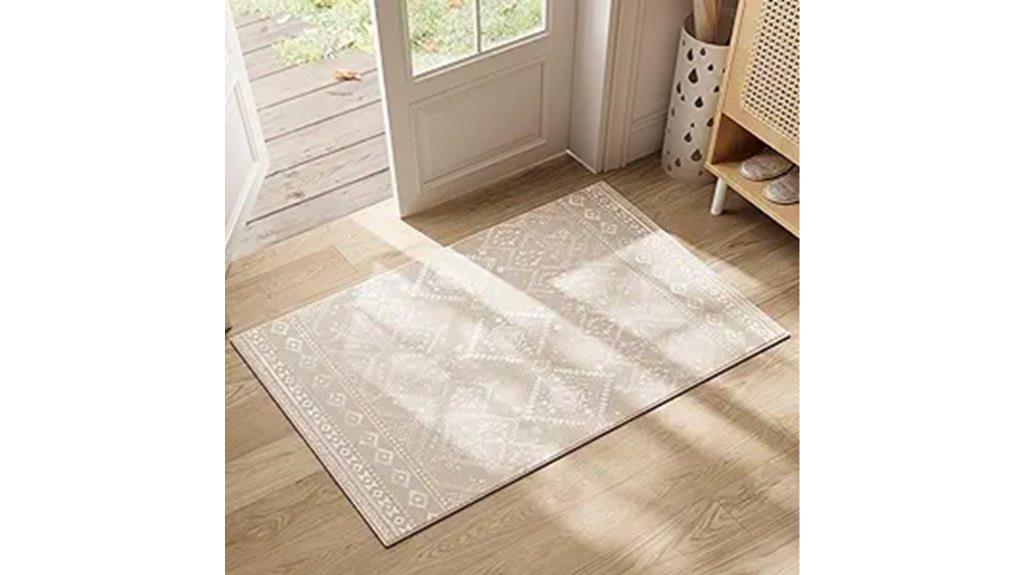 boho non slip area rug