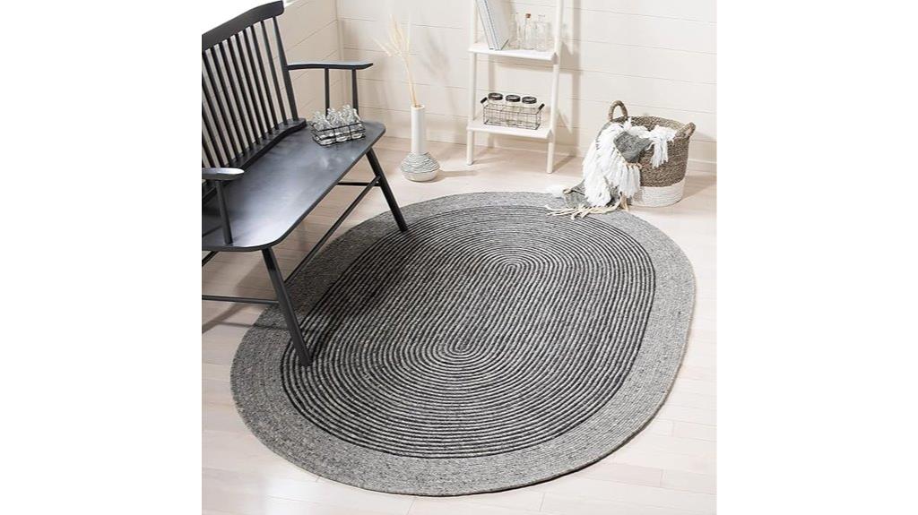 braided 6x9 oval rug