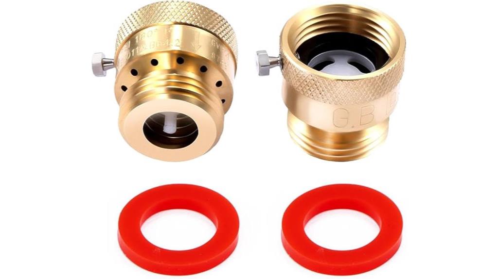 brass hose bibb connectors