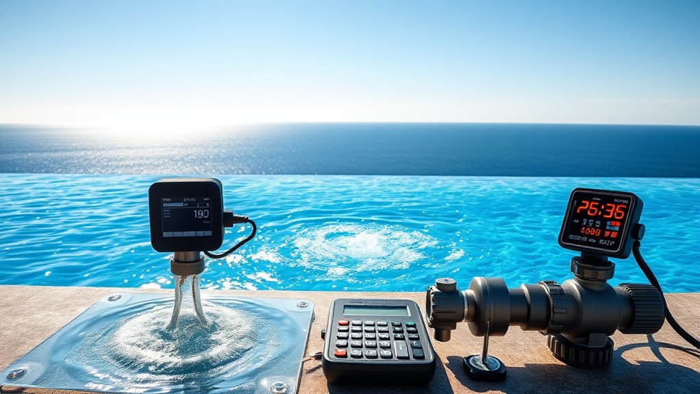 calculating infinity pool flow