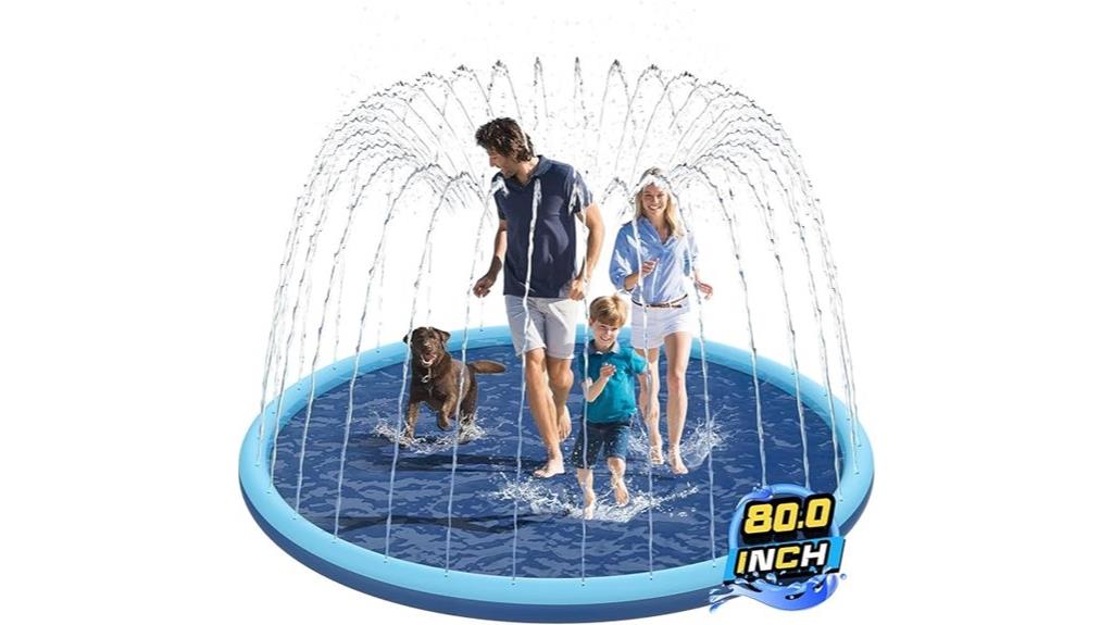 children and pets safe splash pad