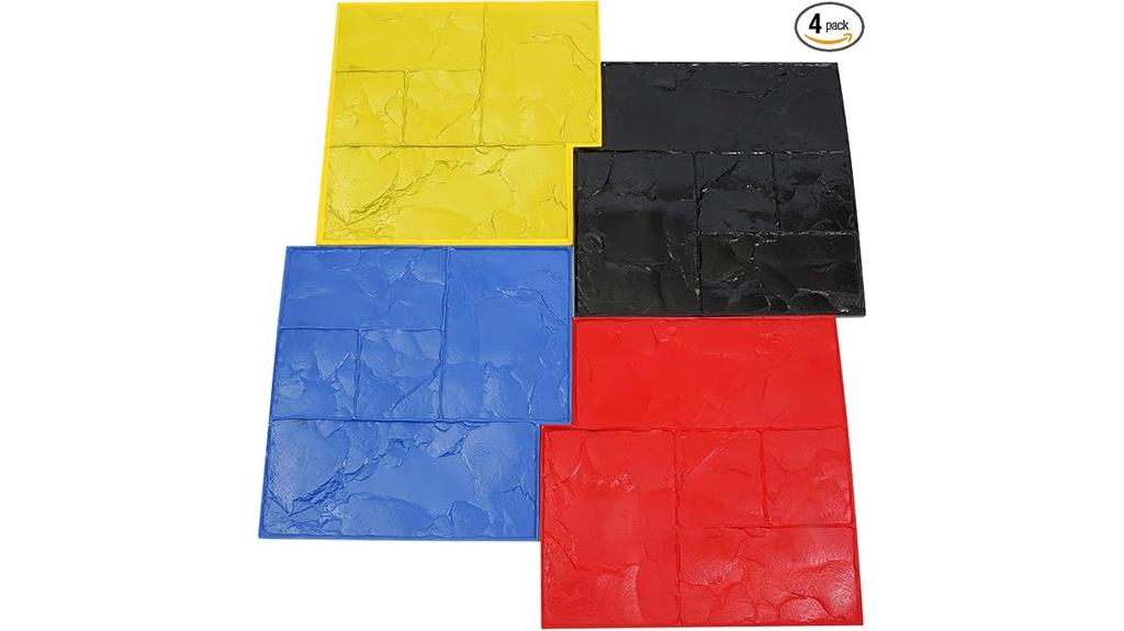 concrete stamp mats set