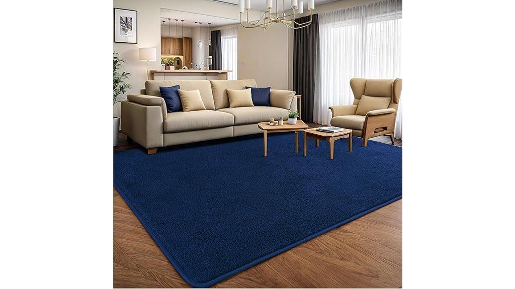 contemporary shag living rug