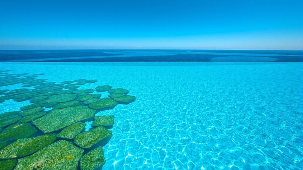 controlling algae in infinity pools