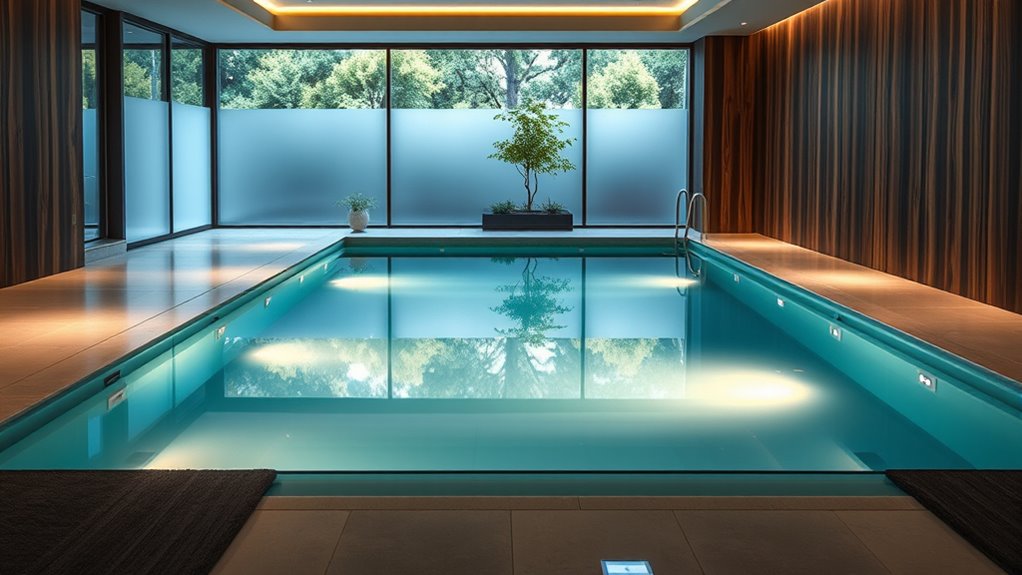 create a peaceful pool environment
