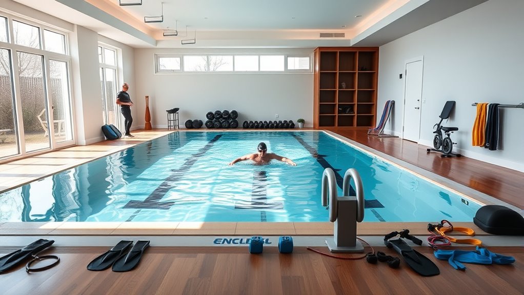 custom triathlon pool training