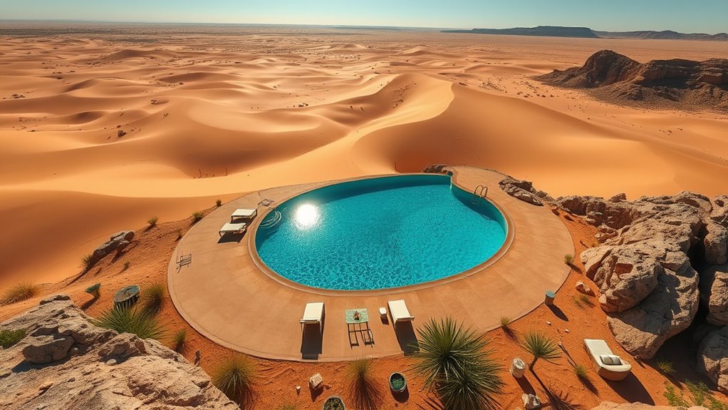 desert infinity pool design