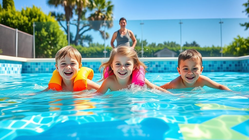 designate pool safety zones