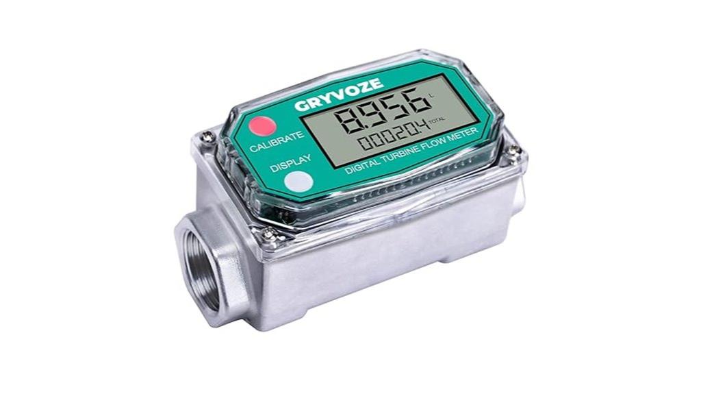 digital 3 4 inch flow meter
