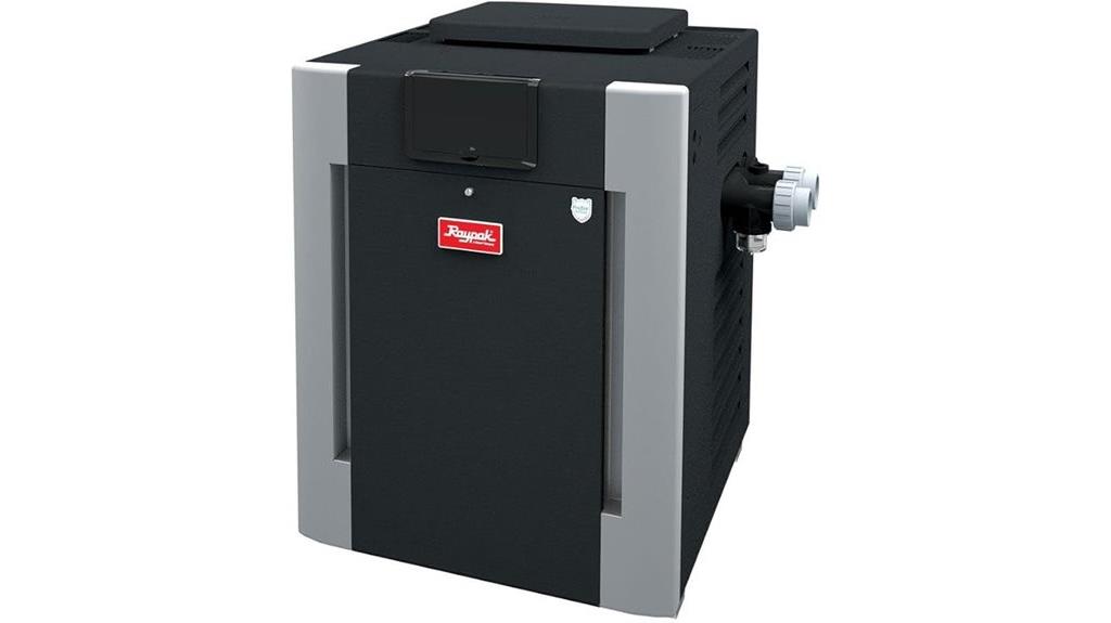 digital gas pool heater