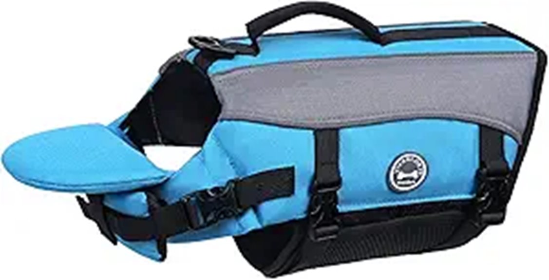dog life jacket removable float