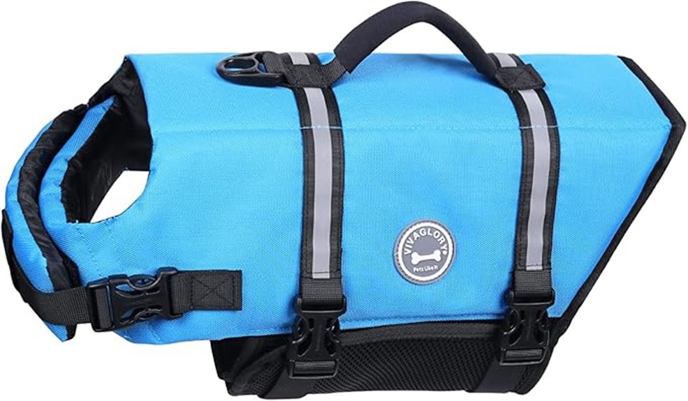 dog life vest with handle