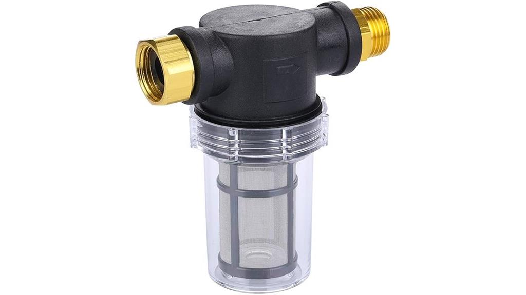 dual sediment filter attachments