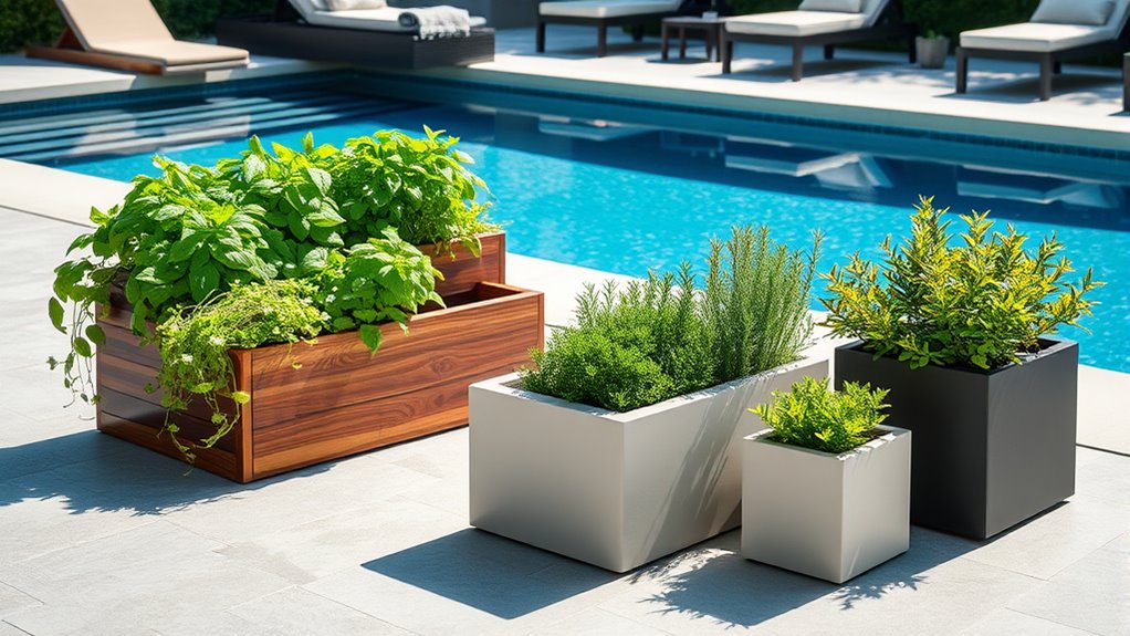 durable functional outdoor planters