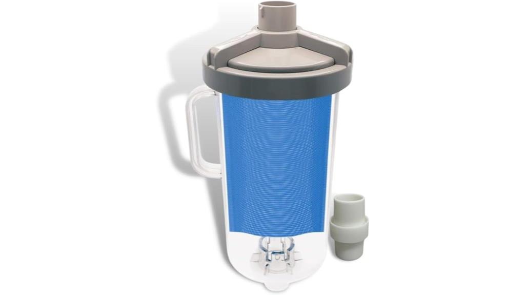 durable pool vacuum canister