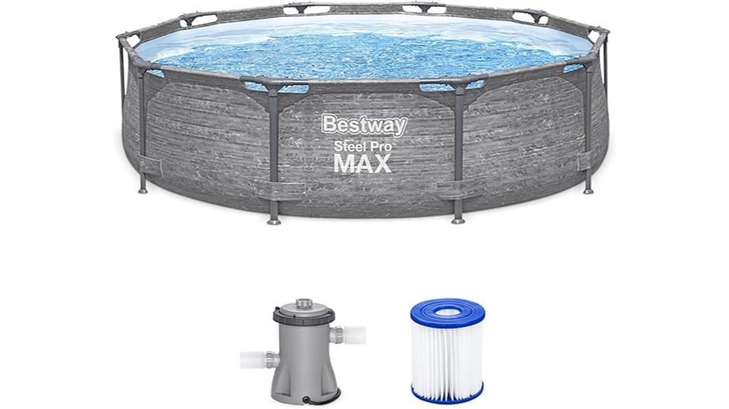 durable round pool set