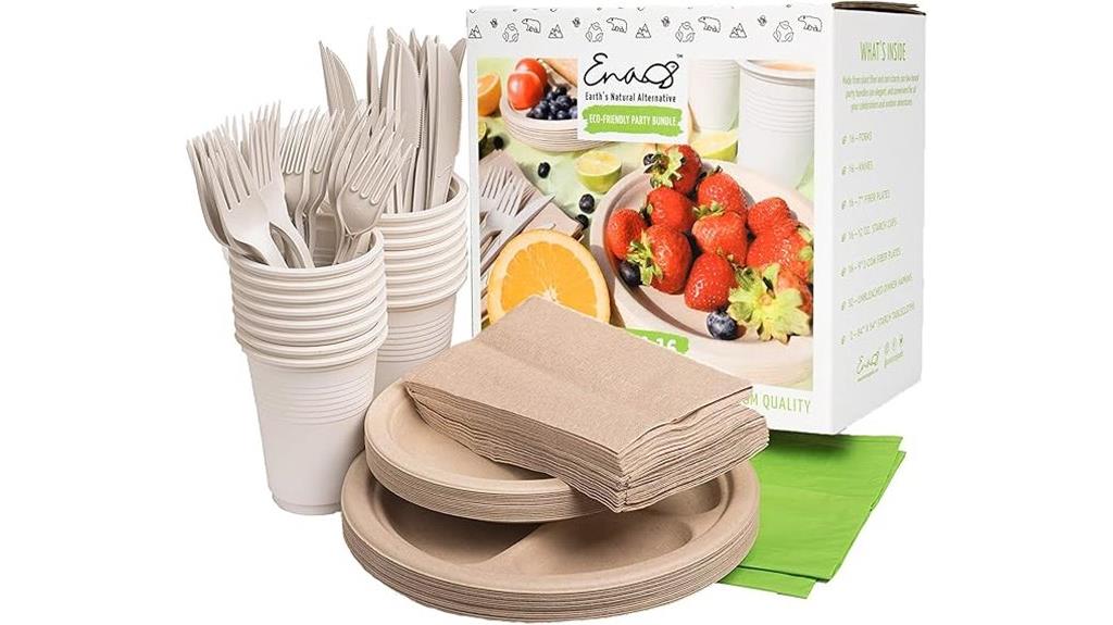 eco friendly camping dinnerware