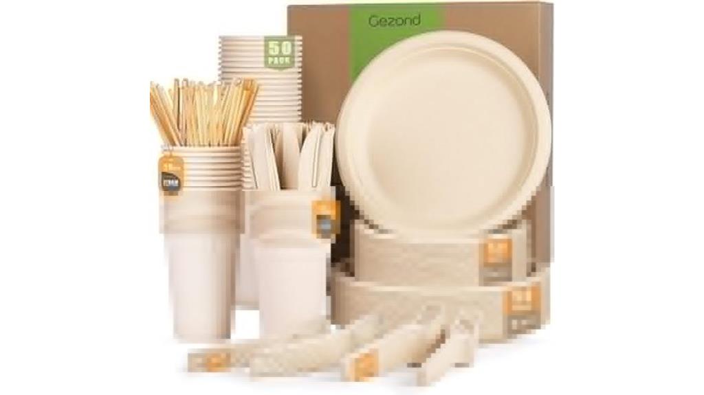 eco friendly compostable paper plates