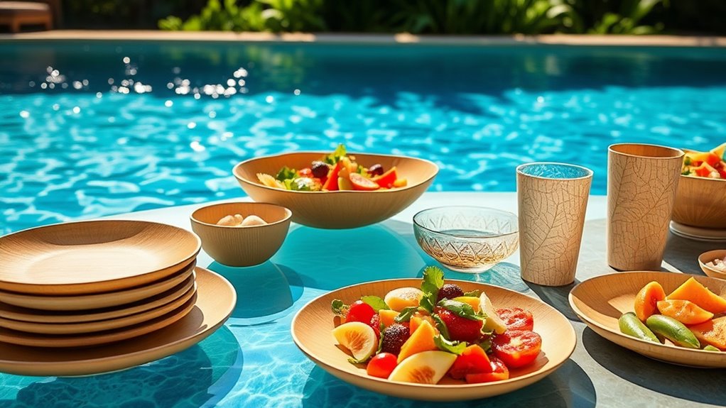 eco friendly durable outdoor dishware