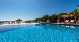 efficient infinity pool heating