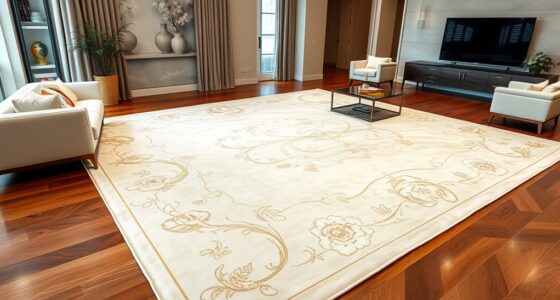elegant 6x9 ivory silk rugs