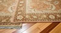 elegant distressed silk rugs