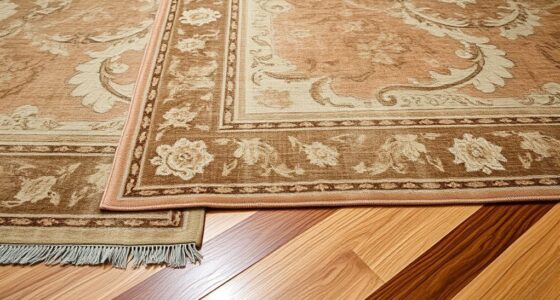 elegant distressed silk rugs