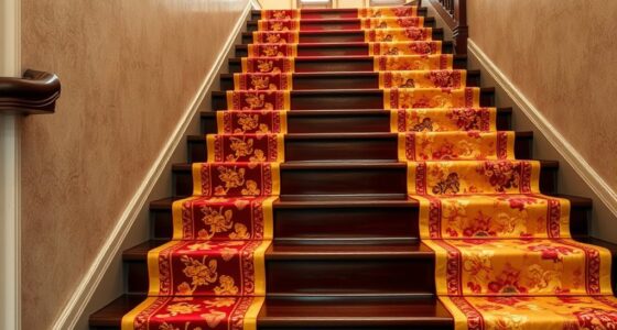 elegant durable silk stair runners