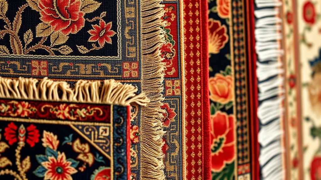 elegant hand knotted silk rugs