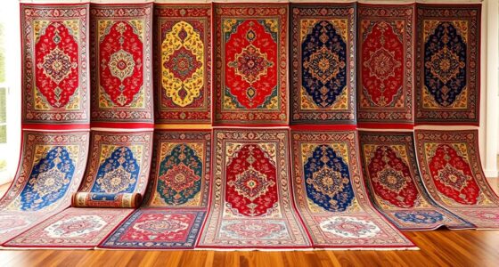 elegant persian silk carpets