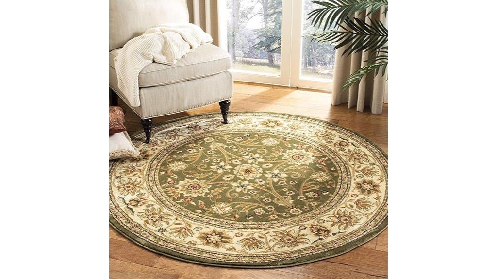 elegant round rug design
